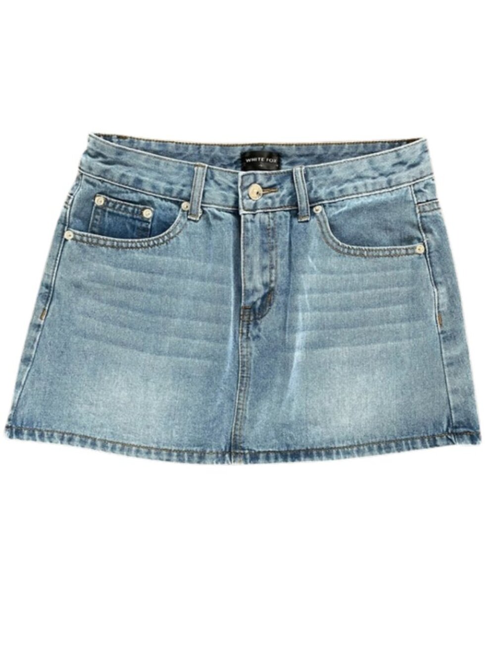White Fox Boutique Denim Mini Skirt - Size S